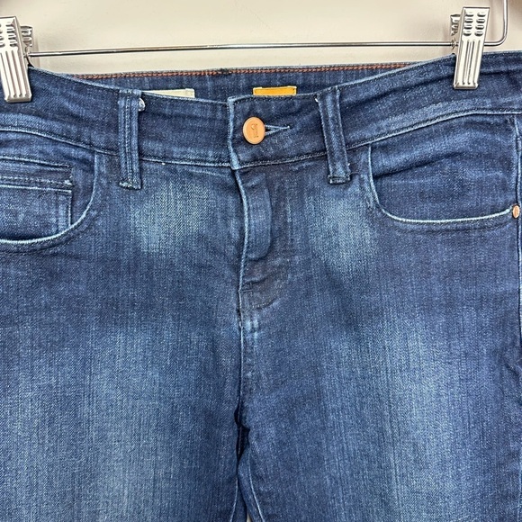 Anthropologie Pilcro Stet Patchwork Cuff Jeans Size 28 - Picture 8 of 12